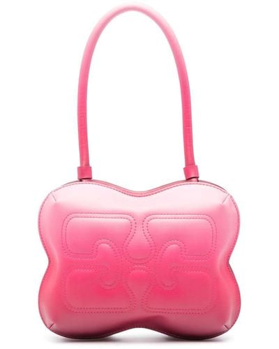 Ganni Butterfly Shoulder Bag - Pink