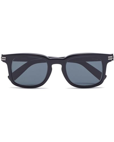 ZEGNA Striped Round-frame Sunglasses - Blue