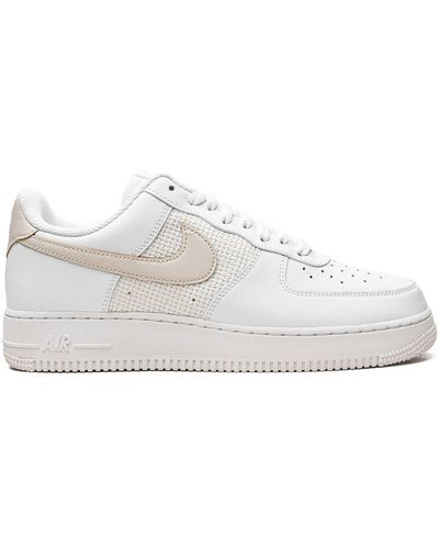 Nike Air Force 1 Low "grey Cross-stitch" Sneakers - White