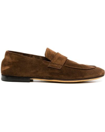 Officine Creative Airto 1 Suede Loafers - Brown