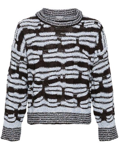 Bottega Veneta Grofgebreide Sweater - Zwart