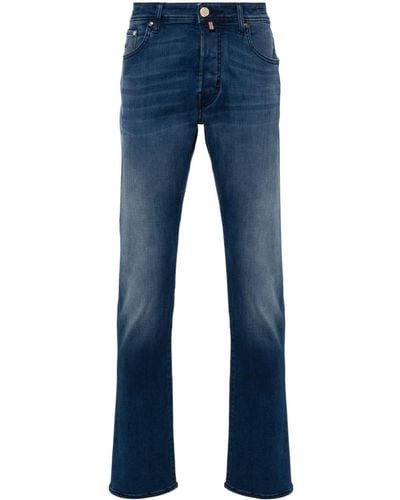 Jacob Cohen Halbhohe Bard Limited Edition Slim-Fit-Jeans - Blau