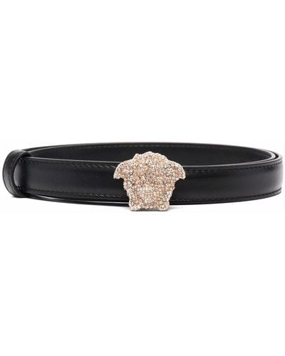 Versace crystal discount 3d medusa belt