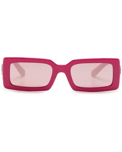 Dolce & Gabbana Rectangle-frame Tinted Sunglasses - Pink