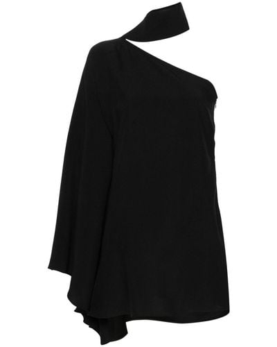 ‎Taller Marmo Robe courte Balear à une épaule - Noir