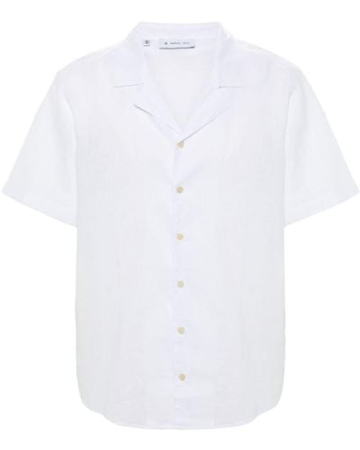 Manuel Ritz Slub-texture Shirt - White