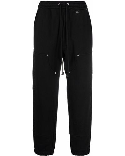 032c Straight-leg Organic Cotton Track Pants - Black