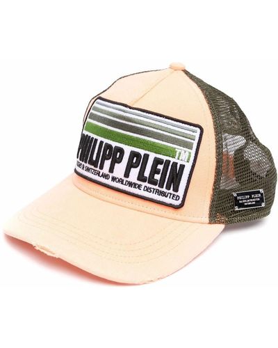 Philipp Plein Logo-patch Cotton Trucker Hat - Green