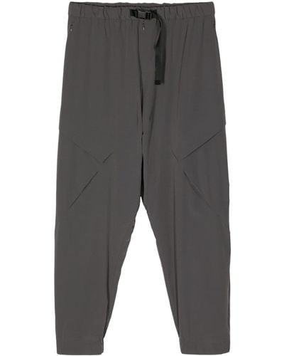 Fumito Ganryu Easy Drop-crotch Track Pants - Grey