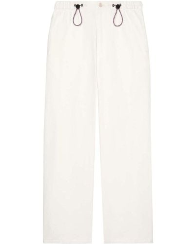Gucci Pantaloni con ricamo - Bianco