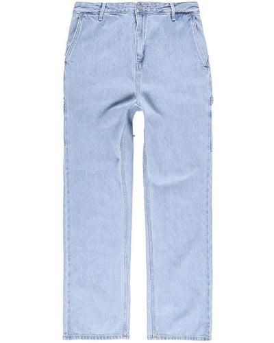 Carhartt High-waist Straight-leg Jeans - Blue