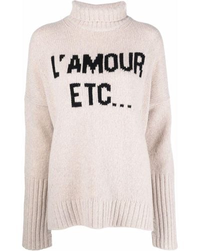 Zadig & Voltaire Alma L'amour Etc Sweater - Natural