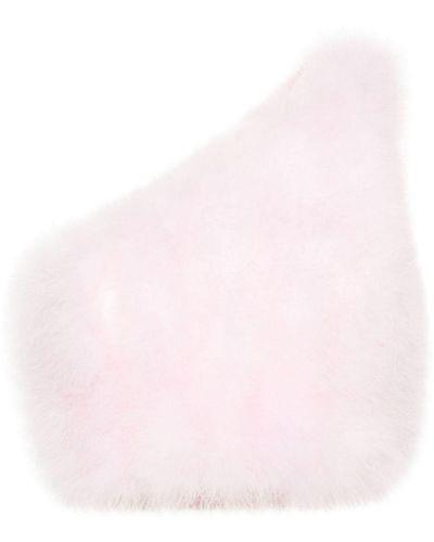 Styland Einschultriges Cropped-Oberteil - Pink