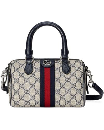 Gucci Ophidia GG Mini Top Handle Bag - Black