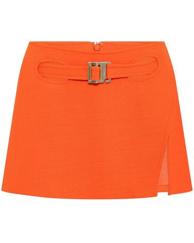 Dion Lee Interloop Belted Miniskirt - Orange