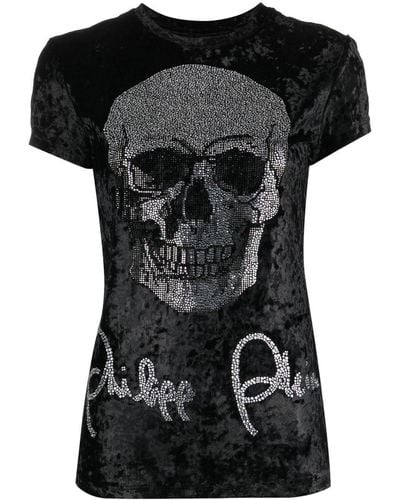 Philipp Plein T-shirt con stampa - Nero