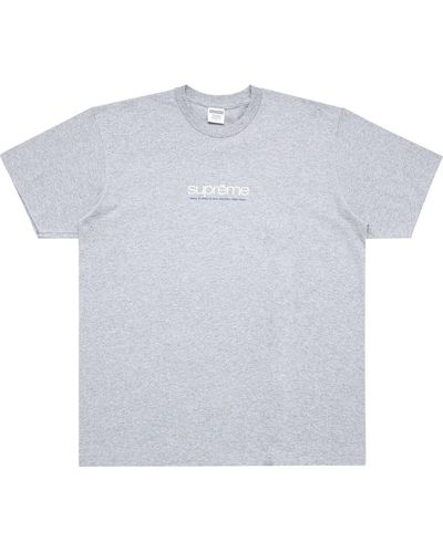 Supreme T-shirt Met Print - Grijs