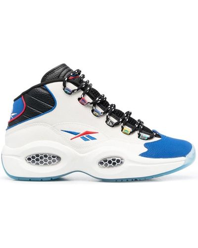 Reebok Question Mid "answer To No One" Sneakers - Blue