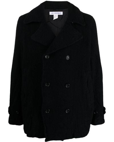 Comme des Garçons Double-breasted wool coat - Nero