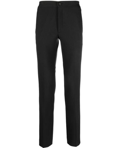 Sandro Pantalones de vestir con corte slim - Negro