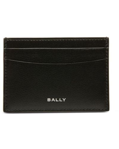 Bally Logo-stamp Leather Cardholder - Black