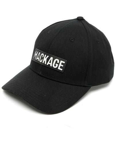Mackage Gorra con aplique del logo - Negro
