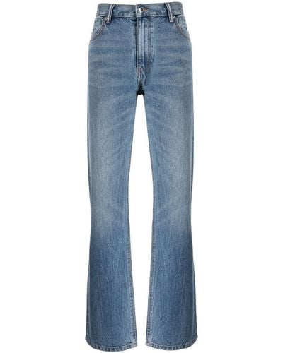 Alexander Wang Jeans Met Lage Taille - Blauw