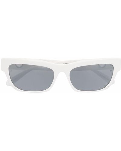 Linda Farrow X Paco Rabanne eckige Sonnenbrille - Weiß