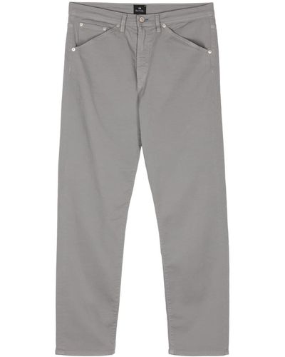 PS by Paul Smith Logo-appliqué Straight Jeans - Grey