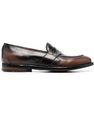 Officine Creative Temple Penny-Loafer - Braun