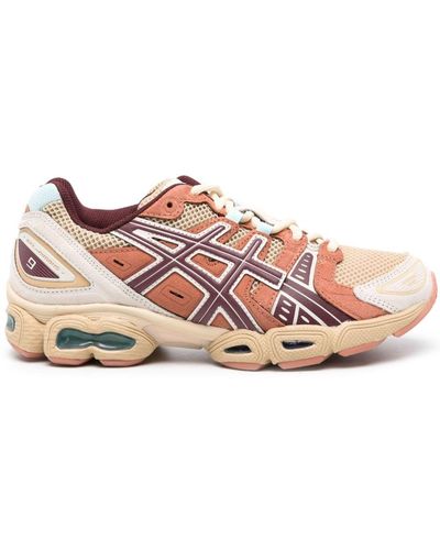 Asics Wmns Gel-nimbus 9 Trainers Dune / Port Royal - Brown