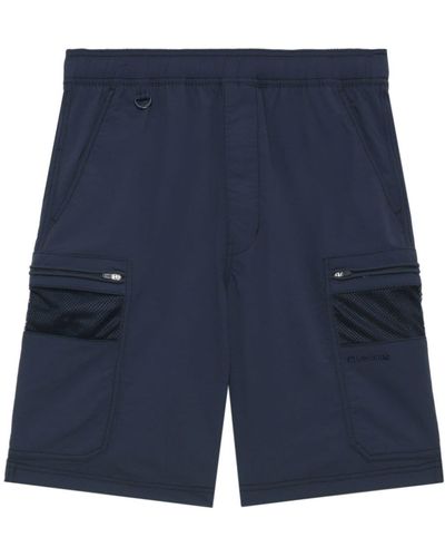 Chocoolate Logo-embroidered Track Shorts - Blue