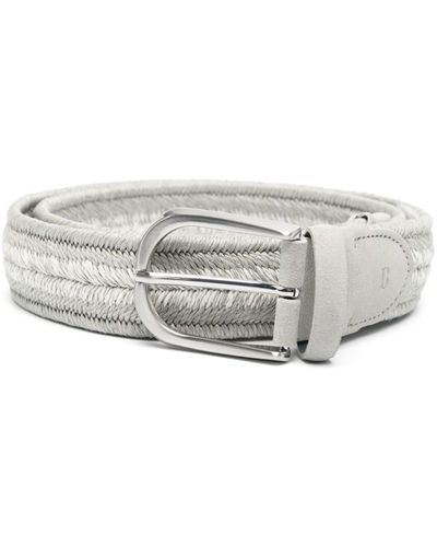 BOGGI Woven Buckle Belt - Gray