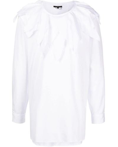 Comme des Garçons Long-sleeve Cotton Shirt - White
