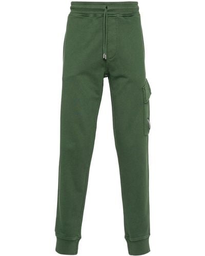 C.P. Company Lens-detail Cotton Track Trousers - Green