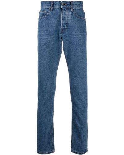 Ami Paris Slim-fit Five Pocket Jeans - Blue