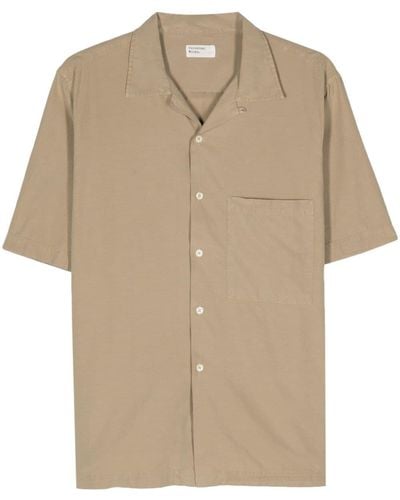 Universal Works Camp Ii Short-sleeves Shirt - Natural