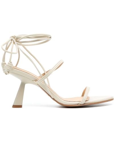 Alohas 65mm Leather Sandals - White
