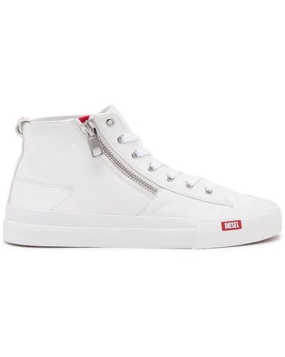DIESEL S-athos Logo-patch Trainers - White
