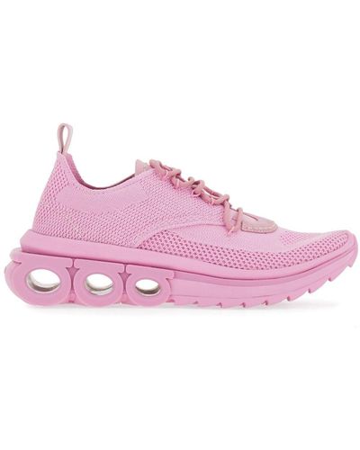 Ferragamo Gancini Low-top Sneakers - Pink