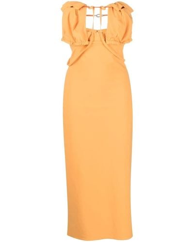 Jacquemus Ärmelloses Kleid - Orange