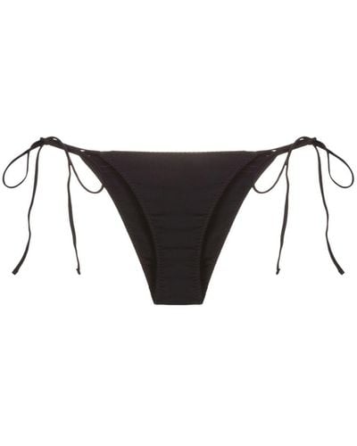 Clube Bossa Bragas de bikini con lazos laterales - Negro
