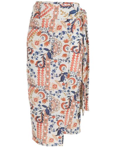 Lygia & Nanny Orixa Tile-print Skirt - Multicolour