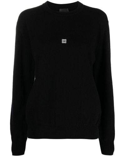 Givenchy Logo Wool Sweater - Black