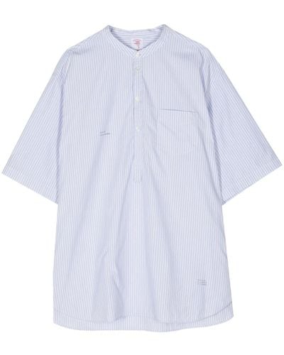 Undercover Striped cotton shirt - Weiß