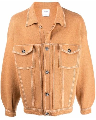 Barrie Oversized Cashmere Jacket - Brown