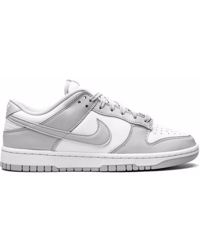 Nike Retro Grey Fog Dunk Low Sneakers - Weiß