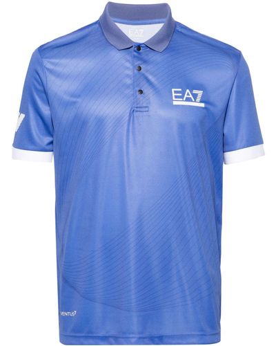 EA7 Tennis Pro ポロシャツ - ブルー