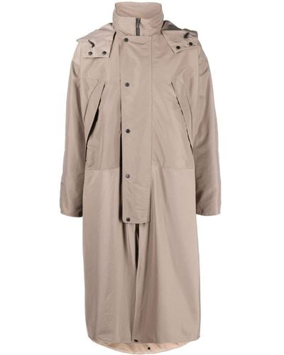 Our Legacy Grace Tower Parka Met Rits - Naturel