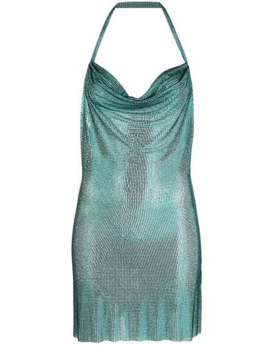 GIUSEPPE DI MORABITO Crystal-embellished Halterneck Dress - Green
